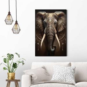 Reinders! Artprint Decorated Elephant