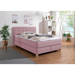 Home affaire Boxspring Fargo in extra lang 220 cm, met topmatras, 3 uitvoeringen, 4, breedten