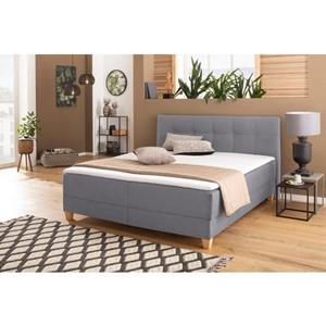 Home affaire Boxspring Lonrai in h2, h3 & h4 en xxl - overlengte 220 cm beschikbaar, incl. topper