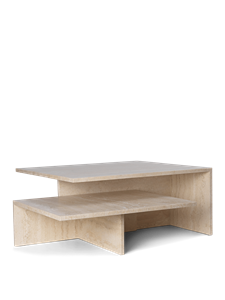 Ferm LIVING-collectie Distinct Grande Duo Tafels - Travertijn