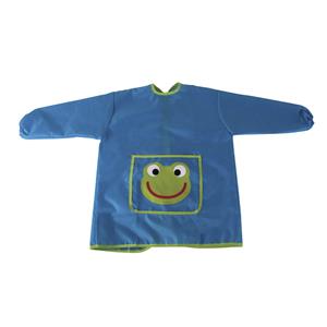 Rayher hobby materialen Kliederschort/ knutselschort/ kinderschort - blauw - kikker -