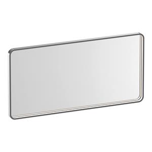 Brauer Sapphire rechthoekige spiegel met verlichting 100x50cm RVS