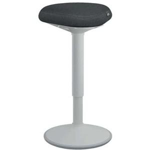 Leitz Ergo actieve Zit/Sta kruk met comfortzitting, lichtgrijs