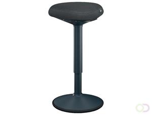 Leitz Ergo actieve Zit/Sta kruk met comfortzitting, donkergrijs