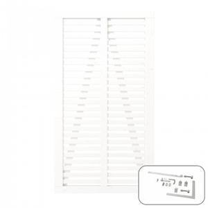 Wit Houten Tuindeur Harmoni 100 x 180 CM