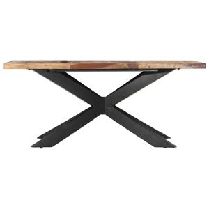 vidaXL Eettafel 180x90x76 cm massief sheeshamhout