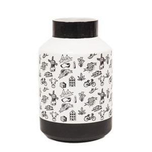 Housevitamin Vaas Dutch Black 30 cm