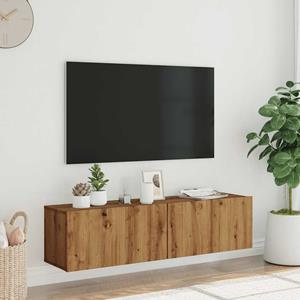 vidaXL Tv-wandmeubel 120x30x30 cm bewerkt hout artisanaal eikenkleurig