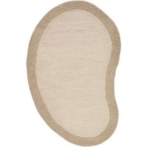 THEKO Wollen kleed Gabbeh super, Handgeweven vloerkleed, randdessin, zuivere wol, met de hand geweven