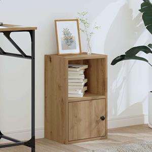 vidaXL Boekenkast 31x24x52 cm bewerkt hout artisanaal eikenkleurig