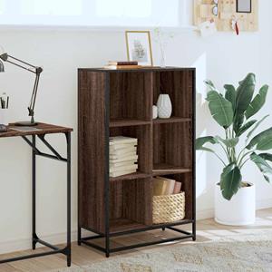 vidaXL Boekenkast 65,5x33x107,5 cm bewerkt hout bruin eikenkleur