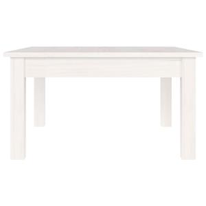 vidaXL Salontafel 55x55x30 cm massief grenenhout wit