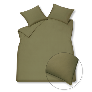 Vandyck Washed Cotton kussensloop 60x70 Martini Olive