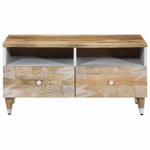 vidaXL Salontafel 80x54x40 cm massief mangohout