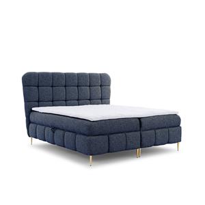 NADUVI Collection Boxspring Loran in bouclé met opbergruimte 180 x 200 cm | 