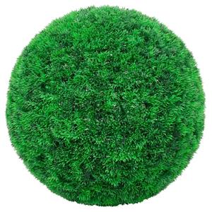 vidaXL Kunstbuxusballen met LED-verlichting 2 st 52 cm groen