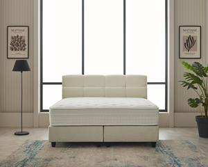Dreamhouse - Vida Boxspring Teddy Bouclé - Beige - 180 x 200 / Zonder montage