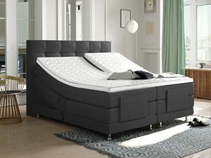 Dreamhouse - Arizona Elektrische Boxspring - Antraciet - 160 x 200 / zonder montage