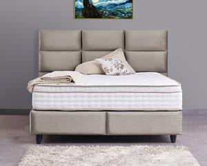 Dreamhouse - Mississippi Boxspring - Beige - 160 x 200 / Zonder montage / GRATIS levering