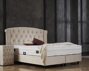 Dreamhouse - Aurora Boxspring met opbergruimte - Beige - 160 x 200 / zonder montage