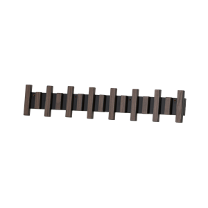 Nest living Karsten houten kapstok donkerbruin - 75 x 13 cm