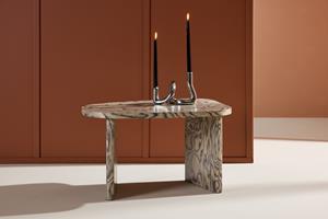 Nohr Organische Salontafel Jenea MDF, 70 x 45cm - Grijs