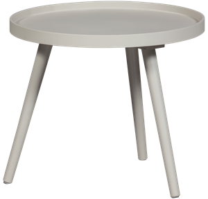 Mesa bijzettafel m hout zand 45xo45