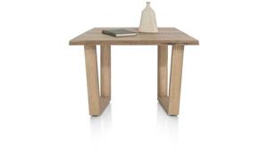 Nyborg eetkamertafel 150 x 100 cm - rand boomvorm - V-poot hout