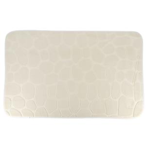 Tendance Badmat mat Pebble - Memory Foam - creme wit - 50 x 80 cm -