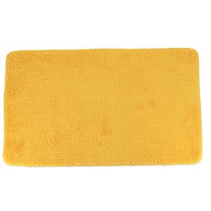 Tendance Badmat Aquarius - microfiber - hoogpolig - okergeel - 45 x 75 -
