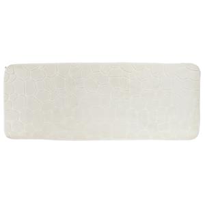Tendance Badmat Pebble - Memory Foam - extra lang - creme wit -