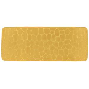 Tendance Badmat Pebble - Memory Foam - extra lang - okergeel -