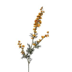 Roberts Collection Kunstbloem Delphinum/Ridderspoor Tak 85cm Okergeel