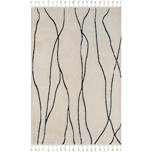 Myflair Möbel & Accessoires Hoogpolig vloerkleed Moroccan Handwrite modern, marokkaans ontwerp, fluffy zacht, met franjes