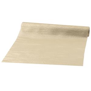 Givi Italia Kerst decoratie stof/tafelloper - champagne - op rol - 300 x 30 cm - stof -