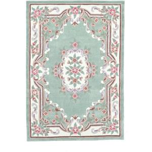 THEKO Vintageteppich ¦ grün ¦ Synthetische Fasern ¦ Maße (cm): B: 290 H: 1,4  - Möbel Kraft