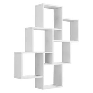 Leen Bakker Wandrek Laurio - mat wit - 94,5x81,5x16 cm