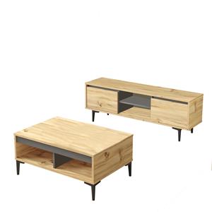 Kalune Design TV-meubelset Lyonee met salontafel | 