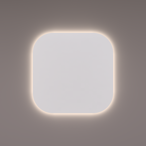 HIPP design B01 vierkante spiegel 80x80cm met LED verlichting en verwarming