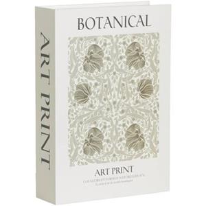 Leen Bakker Opbergboek Botanical - groen - 5x23x16 cm