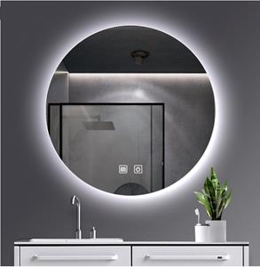SaniGoods Halo ronde spiegel met verlichting en verwarming 120cm