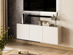 Mobistoxx Tv-meubel URBANO 3 deuren wit