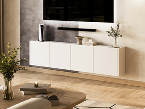 Mobistoxx Tv-meubel SOLIS 4 deuren wit