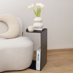 STALUX Bijzettafel Moon - zwart