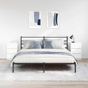 vidaXL Nachtkastjes met 3 lades 2 st 39x35x65 cm wit