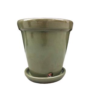 Plantje Geglazuurde pot 'army' - P 15 cm