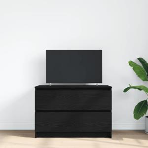 vidaXL Tv-meubel 80x35x54 cm spaanplaat zwart