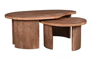 WOONENZO Salontafelset Timon - espresso
