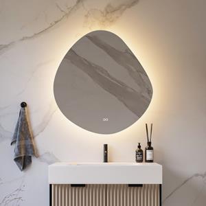 HIPP design 20000 organische spiegel 60x63cm met LED verlichting en spiegelverwarming