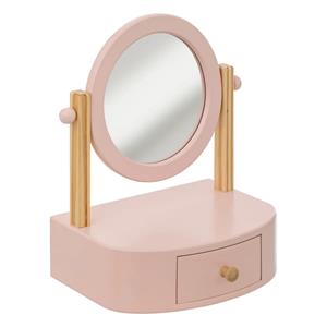 Atmosphera Make-up organizer/opberger/kaptafel met spiegel - voor kinderen